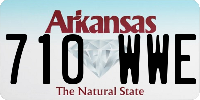 AR license plate 710WWE