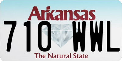 AR license plate 710WWL