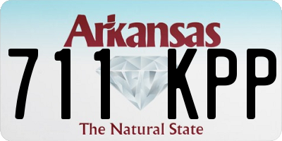 AR license plate 711KPP