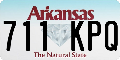 AR license plate 711KPQ