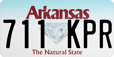 AR license plate 711KPR