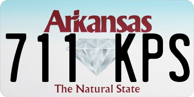 AR license plate 711KPS