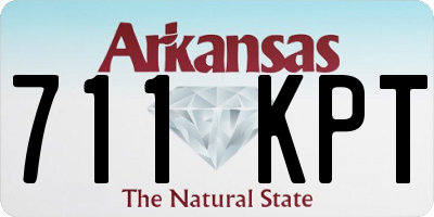 AR license plate 711KPT