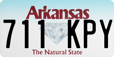 AR license plate 711KPY