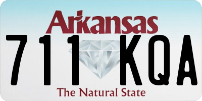 AR license plate 711KQA