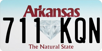 AR license plate 711KQN
