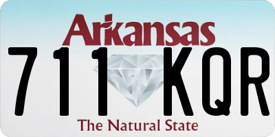AR license plate 711KQR