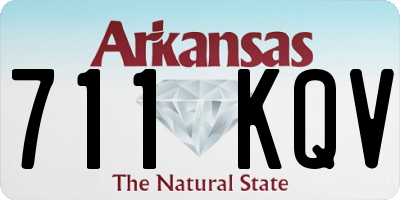 AR license plate 711KQV