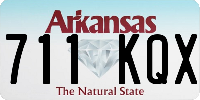 AR license plate 711KQX
