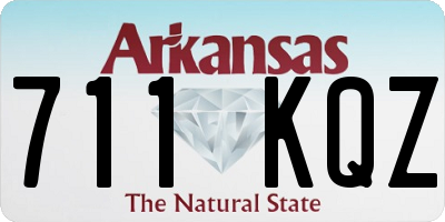 AR license plate 711KQZ