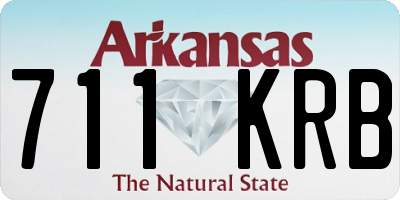 AR license plate 711KRB