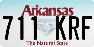 AR license plate 711KRF