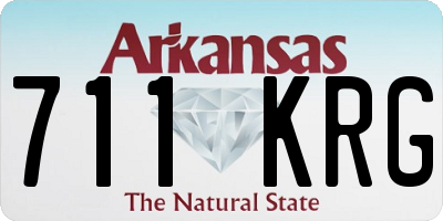 AR license plate 711KRG