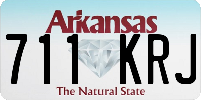 AR license plate 711KRJ