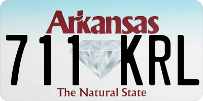AR license plate 711KRL