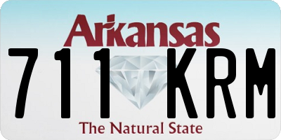 AR license plate 711KRM