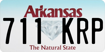 AR license plate 711KRP