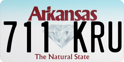 AR license plate 711KRU