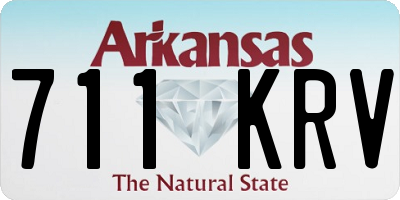 AR license plate 711KRV