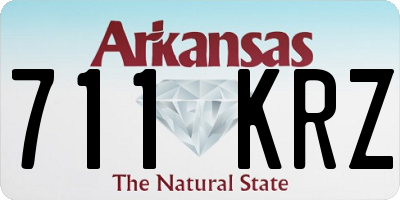 AR license plate 711KRZ