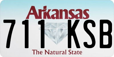AR license plate 711KSB