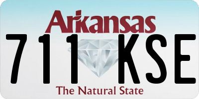 AR license plate 711KSE