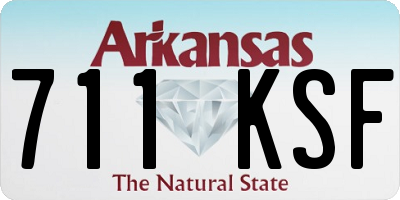 AR license plate 711KSF