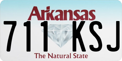AR license plate 711KSJ