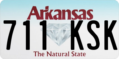AR license plate 711KSK