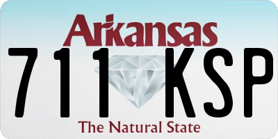 AR license plate 711KSP