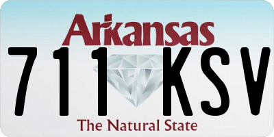 AR license plate 711KSV