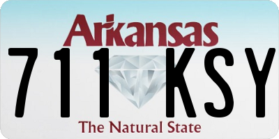 AR license plate 711KSY