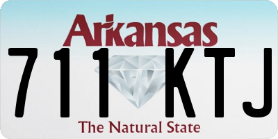 AR license plate 711KTJ