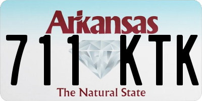 AR license plate 711KTK
