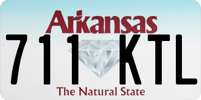 AR license plate 711KTL