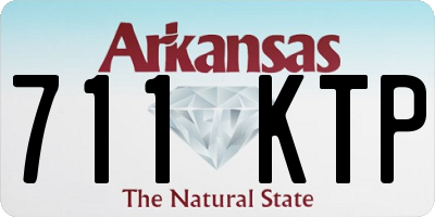 AR license plate 711KTP