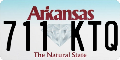 AR license plate 711KTQ