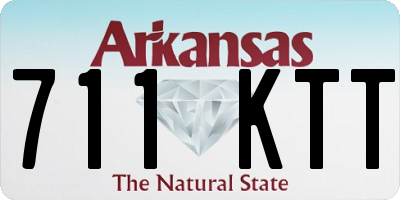 AR license plate 711KTT