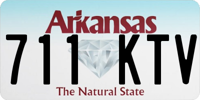 AR license plate 711KTV