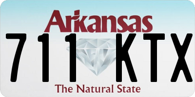 AR license plate 711KTX