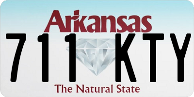 AR license plate 711KTY