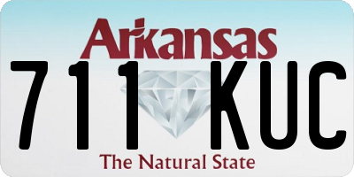 AR license plate 711KUC