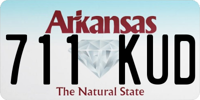 AR license plate 711KUD