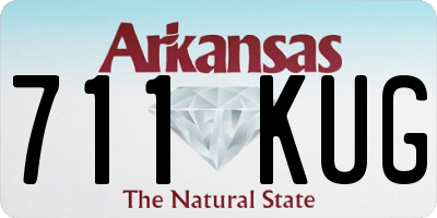 AR license plate 711KUG