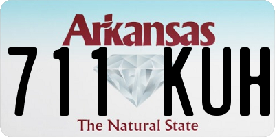 AR license plate 711KUH