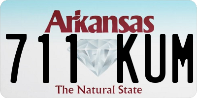 AR license plate 711KUM