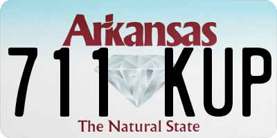 AR license plate 711KUP