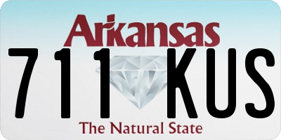 AR license plate 711KUS