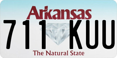 AR license plate 711KUU