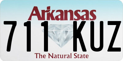 AR license plate 711KUZ